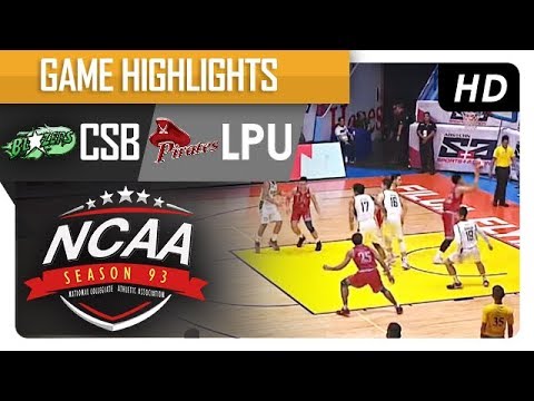 CSB Vs. LPU | NCAA 93 | MB Game Highlights | August 1, 2017 - YouTube