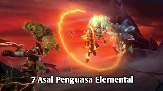 7 penguasa elemental sebelum boboiboy