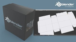 Blender for Packaging Design - Creating a Box with Flaps & Dielines