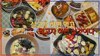 ::현생 생존기:: 간단하게 싸보는 직장인 도시락🍳 |소고기장조림 |된장찌개 |떡국 |동그랑땡샐러드 |비빔밥 (feat. 설 음식) 다 먹었다!!