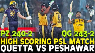 Gladiators Created History | High Scoring PSL Match | Quetta vs Peshawar | HBL PSL 2023 | MI2A