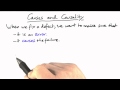 Causes and Errors - Software Debugging
