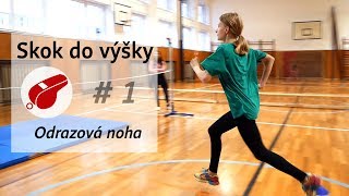 Ako skákať do výšky #1 - Odrazová noha a príprava na flop