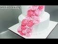 Fresh cream story cake with fresh flowers decoration ideas🌷😍❤