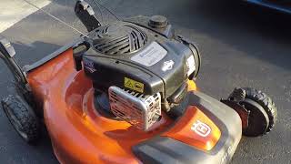 Husqvarna AWD mower shuts off when hot