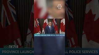 Ontario police watchdog announces provincewide police corruption probe