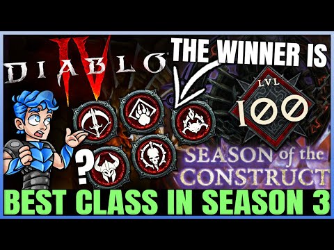 Diablo 4 - New Best Class in Season 3 is... - Class Power Rankings & Best Build - Level 100 Race!