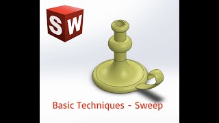 Basic Techniques - Revolve/Sweep | SOLIDWORKS TUTORIAL