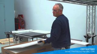 Fine Fissured Acoustic Ceilings Panels: Cuts Like Butter