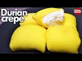 Resepi durian crepe simple | How to make durian crepe