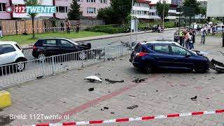 112Twente.nl - Enorme ravage bij zware aanrijding in Enschede 27-05-2022