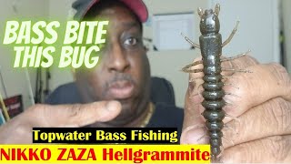 Bass Fishing Lure | Nikko ZAZA Hellgrammite Lure | #nikkohellgrammite