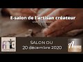 hervé breban e salon des artisans créateurs du 20 12 2020