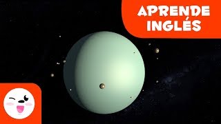 Urano en inglés - El sistema solar en INGLÉS para niños