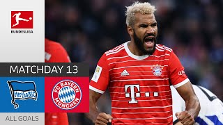 Choupo-Moting Brace & Neuer Record | Hertha Berlin - FC Bayern München 2-3 | All Goals | MD 13