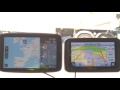 tomtom go professional 6250 vs garmin dezlel 570 long route planning test truck satnav