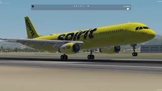 X-Plane 11 | Port-au-Prince (MTPP) Landing - Spirit Airlines A321