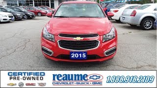 ReaumeChev CERTIFIED 2015 Chevrolet Cruze 1LT L-3816