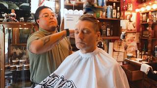💈 A Classic Trim & Hair Styling With Old School Charm At Luna’s Barbershop | Car