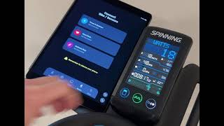 Connect the Spinning Connect™ App to the Precor Spinner® Chrono