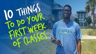 10 Things to Do Your First Week of Classes