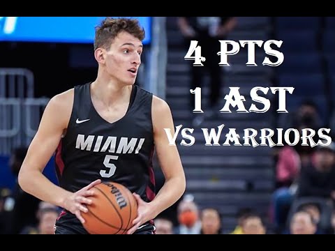 Nikola Jovic 4 Pts 1 Ast Miami Heat Vs Golden State Warriors HIGHLIGHTS ...