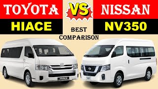 ALL NEW Toyota HIACE Vs Nissan NV350 URVAN | Which one is better ?