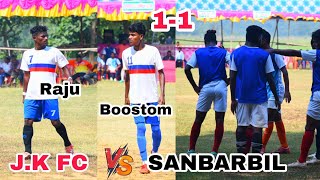 J. K. FC VS SANBARBIL || 1ST ROUND MATCH || ROHINI CLUB RAJIA