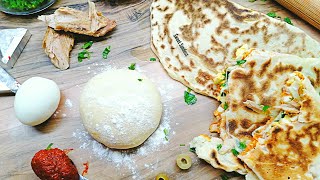 شباتى المهدية بطريقة احترافية مثل المحلات/ أكلة تونسية شعبية سريعة / chapati mahdia