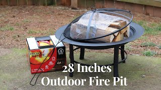 Mainstays 28 Inches Outdoor Fire Pit | Emergency Preparation