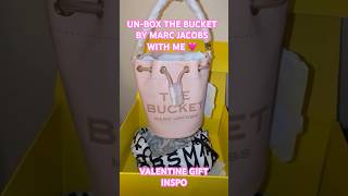 UNBOX MARC JACOBS THE BUCKET BAG / PURSE WITH ME 🩷 VDAY INSPO #marcjacobs  #sza