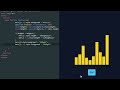 Bubble sort visual animation | html css javascript