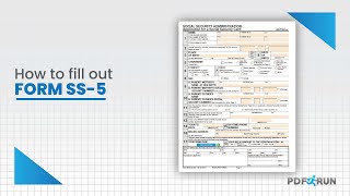 How to Fill out Form SS-5 for Social Security Card Application and Replacement Online | PDFRun