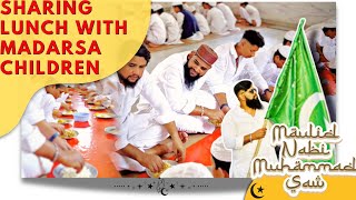 Madrasa ke bachon ke saath dil se dopehar ka khana | Khushi aur barkat ka din | Milad-un-Nabi  🇸🇦