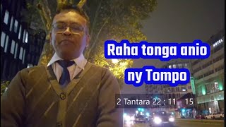 Raha tonga anio - Pasteur Alain Rajestera