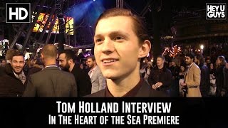 Tom Holland Premiere Interview - In the Heart of the Sea