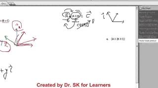 Mathematical Physics Class 8 - Vector Triple Product