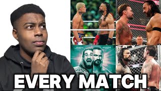 RANKING EVERY WWE PLE MATCH IN 2024!!