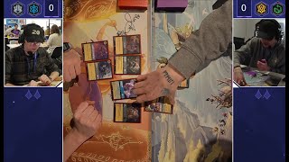 Lorcana Creator Champs Swiss: Sapphire Steel Doc Vs Yellow Green Discard (Podcana's Kawa)