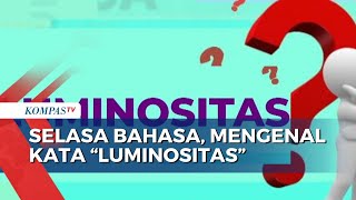 Tahukah Anda Arti Kata 'Luminositas'? Yuk, Kita Simak Penjelasan Berikut Ini - SELASA BAHASA