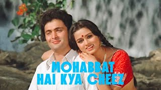 Mohabbat Hai Kya Cheez 4k Video - Prem Rog 1982 Rishi Kapoor, Padmini Kolhapure