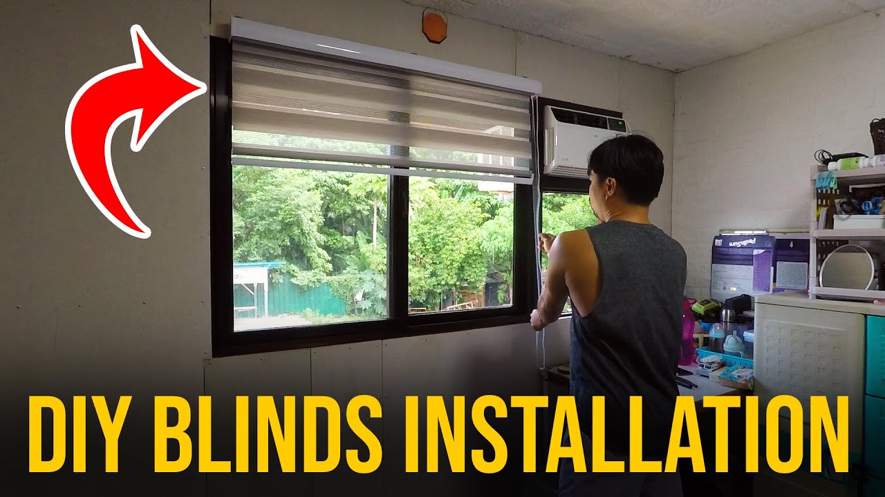 How To Install Window Blinds. Very Nice For Small House Design # ...