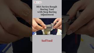 BRA Series Rough Boring Tool with Step Boring Adjustment #cnc #machine #automobile #cnccontrol