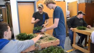 MOBOCES Conservation Students Make Wreaths