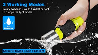 HeCloud Diving Flashlight – High Lumens, Rechargeable \u0026 IPX8 Waterproof!