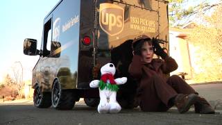 Little boy becomes mini UPS driver