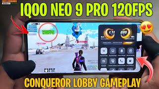 IQOO NEO 9 PRO 120FPS BGMI TEST 🥵🔥|| IQOO NEO 9 PRO BGMI 120FPS GAMEPLAY || IQOO 13 BGMI TEST 120FPS