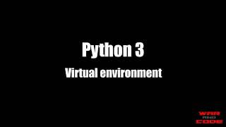 how to Install and Create python 3  virtual environment on Ubuntu - virtualenv