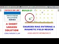 PATHFINDER PHYSICS VIDEO SOLUTIONS | CHARGED ROLLING RING |MAGNETISM | BUILD 21| JEE ADVANCED SCHOOL