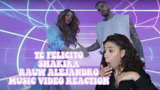 TE FELICITO SHAKIRA RAUW ALEJANDRO MUSIC VIDEO REACTION! 💜🥳